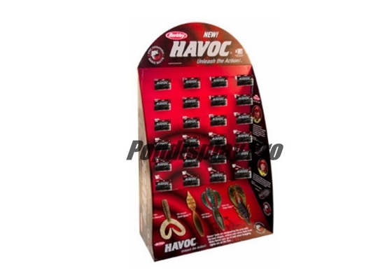 Advertising End Cap Displays Red Printed for Christmas Ornaments