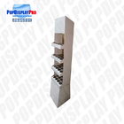 4 Shelf 1 Poster Cardboard Floor Display Stand , Floor Display Racks With Dividers