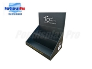 Custom Counter Display Boxes Cardboard 2 Tier Flat Delivered For Selling Tea