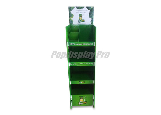 Custom Cardboard Floor Displays , Eco Friendly Cardboard Display Shelves