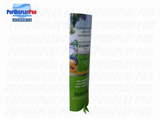 Eye Catching Cardboard POS Displays Dulcolax Tablets Advertising Totem Pop Up Easily