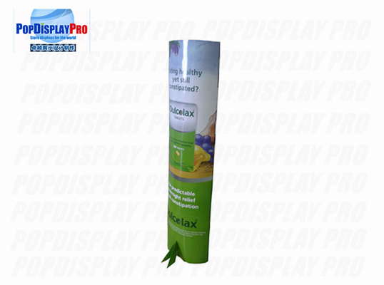 Eye Catching Cardboard POS Displays Dulcolax Tablets Advertising Totem Pop Up Easily