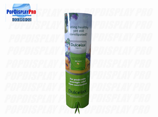 Eye Catching Cardboard POS Displays Dulcolax Tablets Advertising Totem Pop Up Easily