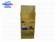 Glossy/shining laminated Point Of Sales Displays Rapid Egg Cooker POS Cardboard Displays