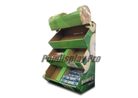 Degradable Counter Cardboard Retail Display Stands 3 Trays Strong Structure
