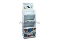 Semi Permanent Cardboard Display Shelves Recycling 4 Color Off Set Printed