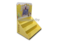 Shelf PDQ Tray PDQ Display Boxes 3 Tiers Separating Merchandises For Snack Foods