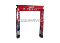 Promotional Paper Flooring Standee Display Large Arche for Red Wine JPC