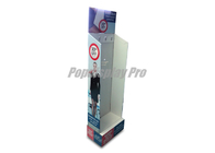 Custom Cardboard Hook Display , Rigid Cardboard Stand Up Display With Price Tag Holder
