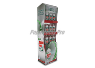 Recyclable 3 Shelves End Cap Displays Corrugated Display Shippers For Cleaning Detergent