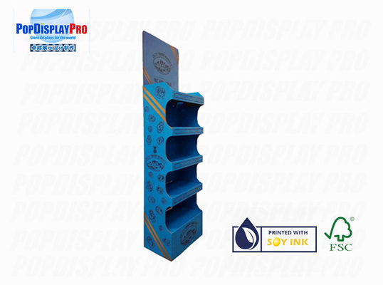 Impactful Instore Cardboard Food Shelf Displays Floor Freely Standing