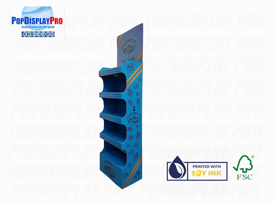 Impactful Instore Cardboard Food Shelf Displays Floor Freely Standing