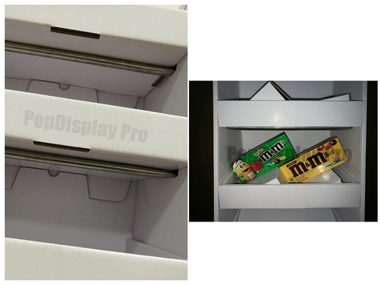 Floor Display Shelf  POS for MM's Chocolate Cardboard Made with Client's Logo