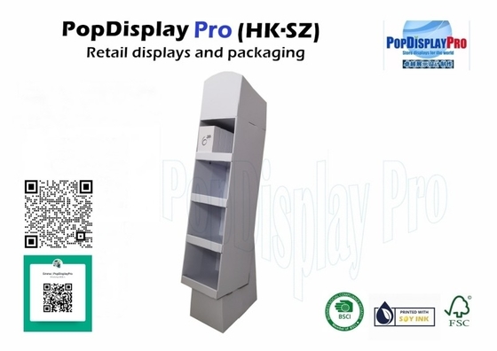 In Store Custom Branding Cardboard Floor Display for Food and Confectionery Retailers