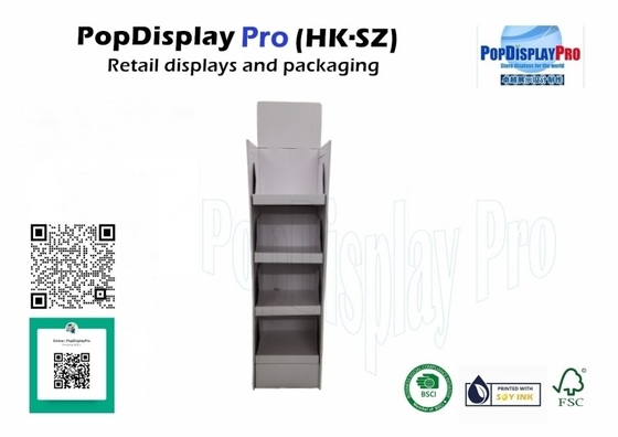 Freely Standing Pouched Snacks Visual Merchandising Print Retail Shipper Display in Stores