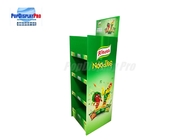 CMYK Printing Cardboard Shelf Display Store Visual Merchandising For Knorr Noodles