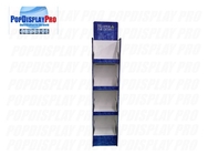 Heavy-duty 72kgs Loading Capability 4C Printed Bloom Chemist Cardboard Shelf Display