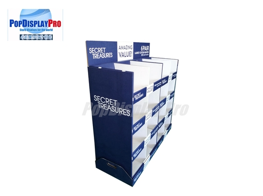 Promotional Temporary Cardboard Paper Half Size Pallet Display 48" Wide For Ladies' Panties