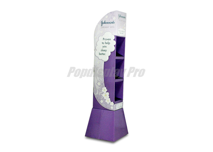 Advertising Cardboard Point Of Sale Display Units Elegant With Square False Base