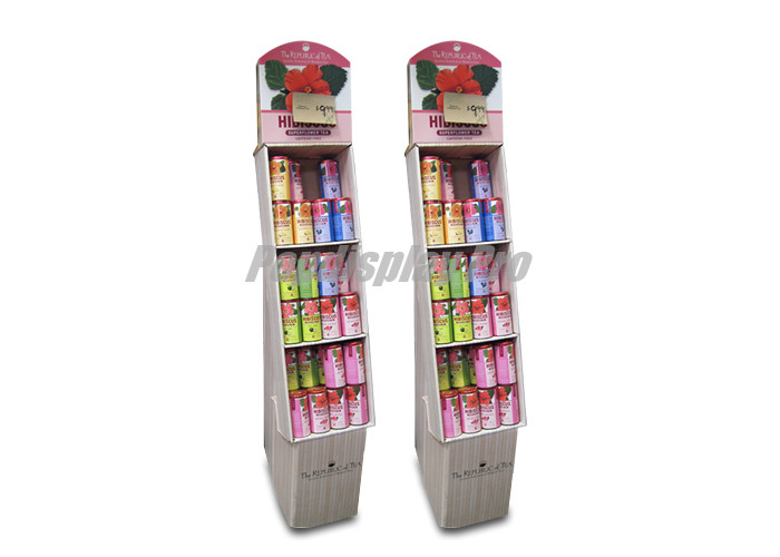 Elegant Custom POS Cardboard Candy Display Recyclable With 3 Tiers