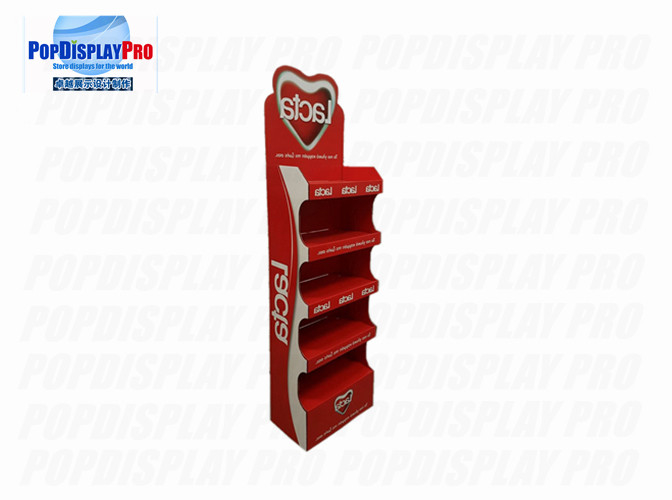 Temporary Impact Chocolates Retail Shipper Display with 5 Shelves