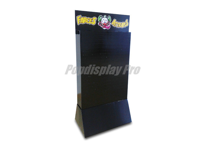Lightweight Full Color Printed Cardboard Hook Display 2 Way With 96 Hooks