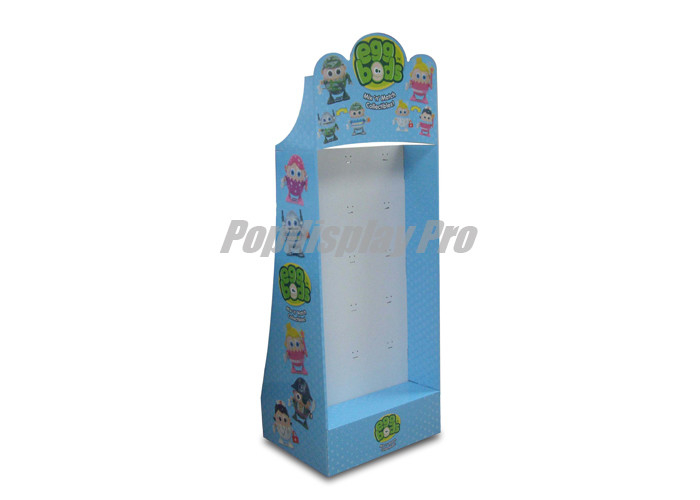 Stylish Cardboard Peg Display For Innovative Toys Holding 15 Wire Hooks
