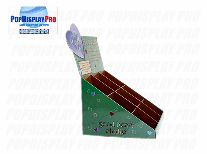 350gsm CCNB Desktop Counter Display Corrugated Card GMI Single Wall