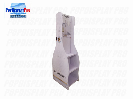 Heavy Duty Store Permanent Wine POS Merchandising Shelf Sheet Metal Display Rack